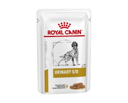 Вологий корм для собак при захворюваннях сечовивідних шляхів Royal Canin Urinary S/O Dog Pouches Slices in Gravy 100 г