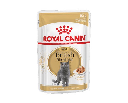 Вологий корм для дорослих Британських короткошерстих кішок Royal Canin British Shorthair Adult 85 г