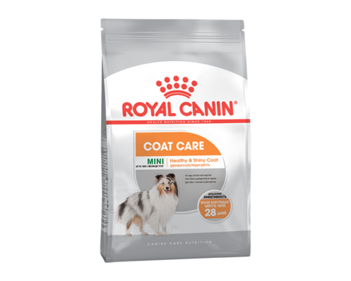 Сухий корм для собак малих порід з тьмяною та сухою шерстю Royal Canin Mini Coat Care 1 кг