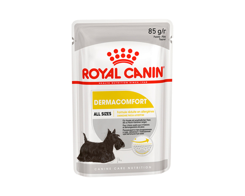 Вологий корм для собак схильних до шкірних подразнень і свербіння Royal Canin Dermacomfort Pouch Loaf 85 г