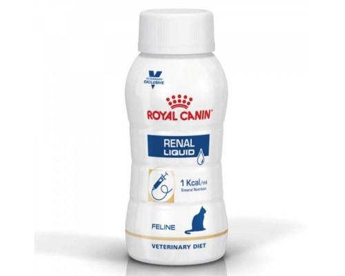 Рідкий корм для кішок при нирковій недостатності Royal Canin Renal Liquid Cat 3х200 мл