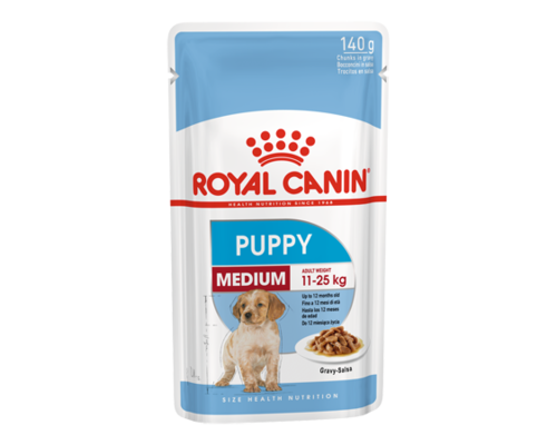 Вологий корм для цуценят середніх порід Royal Canin Medium Puppy 140 г