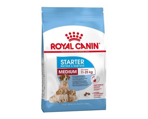 Сухий корм для цуценят, вагітних та годуючих собак Royal Canin Medium Starter 1кг