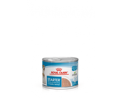 Вологий корм для цуценят, вагітних та годуючих собак Royal Canin Starter Mousse 195 г