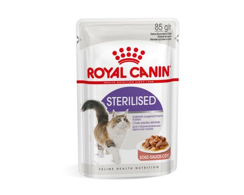 Вологий корм у соусі для дорослих стерилізованих кішок Royal Canin Sterilised Gravy 85 г