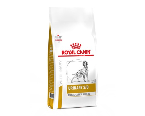 Сухой корм для собак при мочекаменной болезни, склонных к лишнему весу Royal Canin Urinary S/O Moderate Calorie Dog 1,5 кг